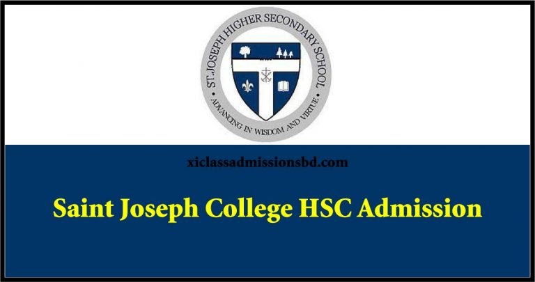 Saint Joseph College HSC Admission Circular 2022